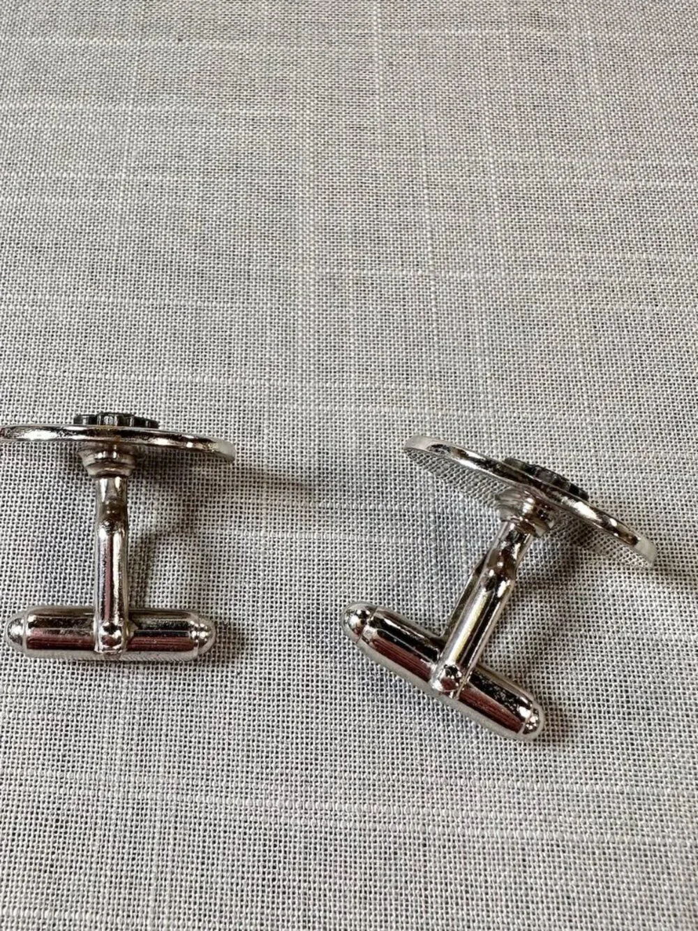 Vintage 1942 Anson City of Richmond Shield Tie Clip and Cufflinks